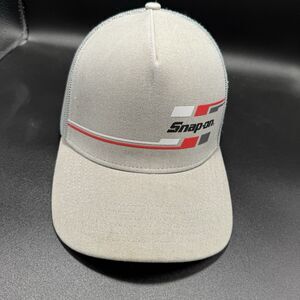 Snap-On Trucker Hat Men's One Size Grey Adjustable